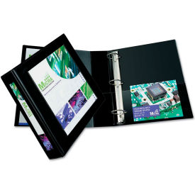 Framed View Binder with One Touch EZD Rings, 2" Capacity, Black