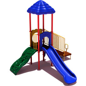 South Fork Commercial Playground Playset, Playful (Red, Yellow, Blue)