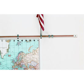 Map Rails - Set of 6 - 96"W x 1"H