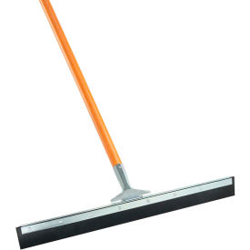 Heavy Duty Straight Floor Squeegee, Natural Rubber, 24" - 1038
