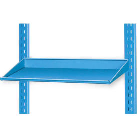 Sloped Shelf For Portable Bin Cart, 36"W x 15"D, Gray