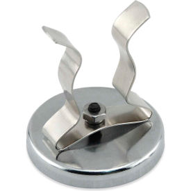 Ceramic Clip-It Magnet with Attached Black Clip 35 Lbs. Pull Chrome Plating