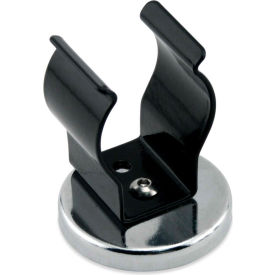 Ceramic Clip-It Magnet with Attached Black Clip 35 Lbs. Pull Chrome Plating