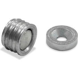 Neodymium Latch Magnet - 2 Lbs. Pull Nickel Chrome Plating