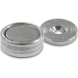 Neodymium Latch Magnet - 16 Lbs. Pull Nickel - Chrome Plating
