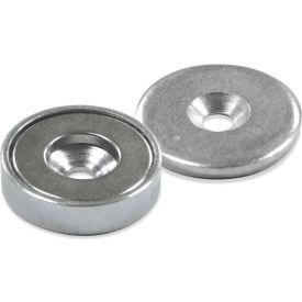 Neodymium Latch Magnet NMLKIT5 - 30 Lbs. Pull Nickel - Chrome Plating
