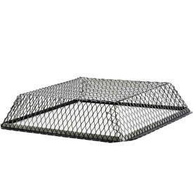 Roof VentGuard Black-Painted Galvanized Steel 25" x 25" x 6" - RVG2525LG