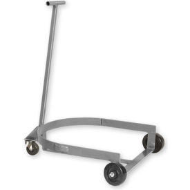 Low Drum Dolly Truck with Hinged Handle - Orange