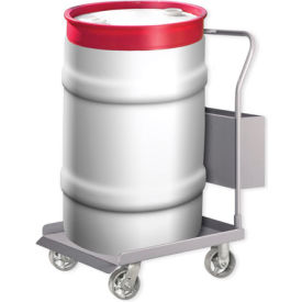 DT-25 Drum Dolly Truck with Phenolic Casters - Gray