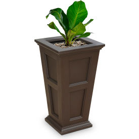 Fairfield 40" Tall Planter, Espresso