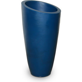 Modesto 32" Tall Planter, Neptune Blue