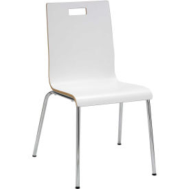 Wood Stack Chair - White