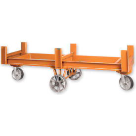 OFB-84 Bar & Rod Truck with Rubber Casters - 84"L Gray