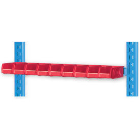 Vertical Hanger Bar For Portable Bin Cart, 36"W x 1"D, Gray
