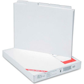 Unpunched Copier Tab Divider, 8.5"x11", 5 Tabs, 30 Sets, White/White