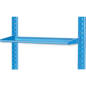 Flat Shelf For Portable Bin Cart, 36"W x 8"D, Gray