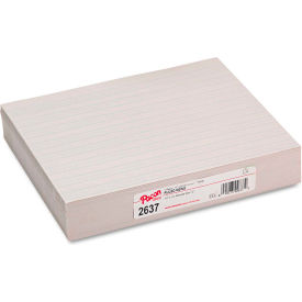 Skip-A-Line Ruled Newsprint Paper, 30 lbs., 11 x 8-1/2, White, 500 Shts/Pack