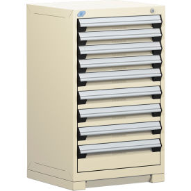 Heavy Duty Modular Drawer Cabinet 9 Drawer Counter High 24"W - Beige