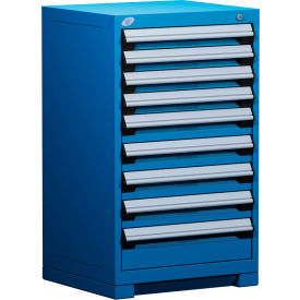 Heavy Duty Modular Drawer Cabinet 9 Drawer Counter High 24"W - Avalanche Blue