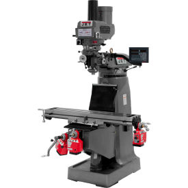 JTM-4VS Mill With 3-Axis DRO, Powerfeeds and Power Draw Bar