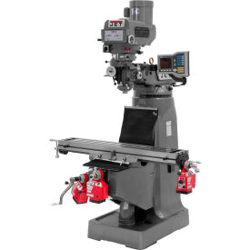 JTM-4VS Mill With 3-Axis DRO (Knee) With X, Y and Z-Axis Powerfeeds