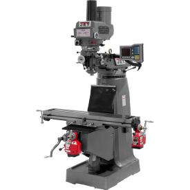 Mill With ACU-RITE VUE DRO With X and Y-Axis Powerfeeds and Power Draw Bar