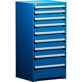 Heavy Duty Modular Cabinet, 9 Drawers, Avalanche Blue