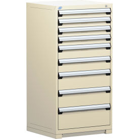 Heavy Duty Modular Cabinet, 9 Drawers, Beige