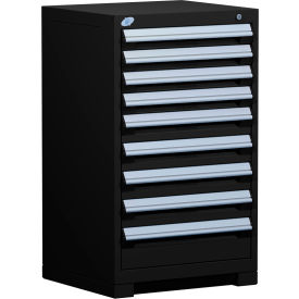 Heavy Duty Modular Drawer Cabinet 9 Drawer Counter High 24"W - Black