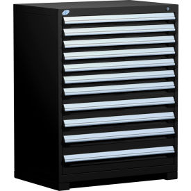 Heavy Duty Modular Drawer Cabinet 11 Drawer Counter High 36"W - Black
