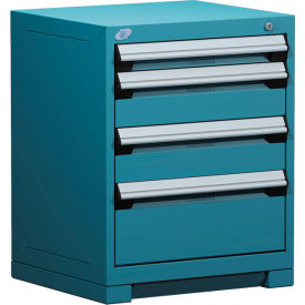 R5ACD-2805KD-051 Heavy Duty Modular Cabinet, 4 Drawers, Everest Blue