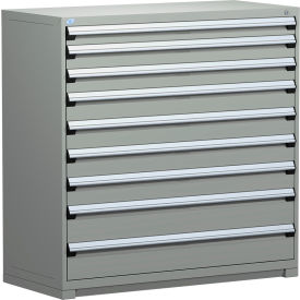 Heavy Duty Modular Drawer Cabinet 9 Drawer Full Height 60"W - Light Gray