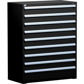 Heavy Duty Modular Drawer Cabinet 9 Drawer Full Height 48"W - Black