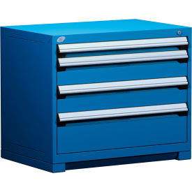 R5AEE-2803KD-055 Heavy Duty Modular Cabinet, 4 Drawers, Avalanche Blue