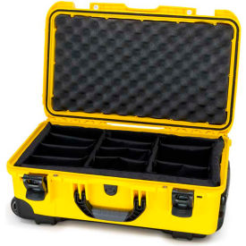 935 Case w/Padded Divider, 22.0"L x 14.0"W x 9.0"H, Yellow