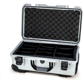 935 Case w/Padded Divider, 22.0"L x 14.0"W x 9.0"H, Silver