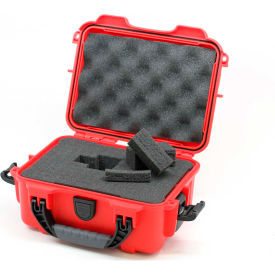904 Case w/Foam, 10.2"L x 7.9"W x 4.5"H, Red