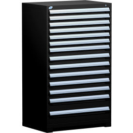 Heavy Duty Modular Drawer Cabinet 14 Drawer Full Height 36"W - Black