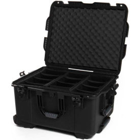 960 Case w/Padded Divider, 25.4"L x 20.0"W x 14.5"H, Black
