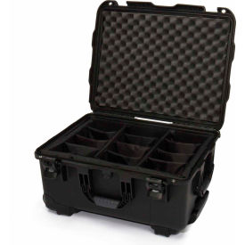 950 Case w/Padded Divider, 22.8"L x 18.3"W x 11.7"H, Black