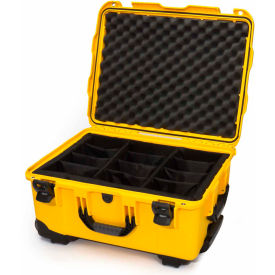950 Case w/Padded Divider, 22.8"L x 18.3"W x 11.7"H, Yellow