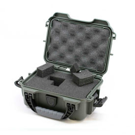903 Case w/Foam, 9.1"L x 6.8"W x 3.8"H, Olive