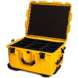 960 Case w/Padded Divider, 25.4"L x 20.0"W x 14.5"H, Yellow