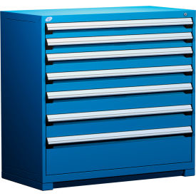 R5AHE-4407KD-055 Heavy Duty Modular Cabinet, 7 Drawers, Avalanche Blue