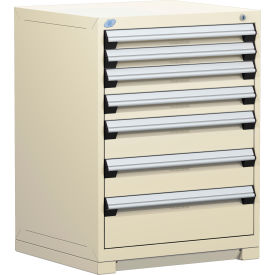 Heavy Duty Modular Cabinet, 7 Drawers, Beige