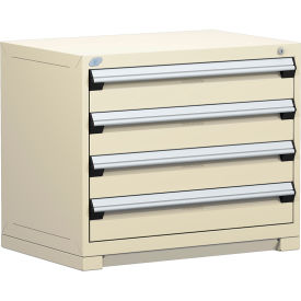 Heavy Duty Modular Cabinet, 4 Drawers, Beige