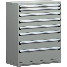 Heavy Duty Modular Drawer Cabinet 8 Drawer Full Height 48"W - Light Gray