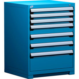 Heavy Duty Modular Cabinet, 7 Drawers, Avalanche Blue