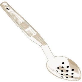 11" Camwear Perforated Spoon, White