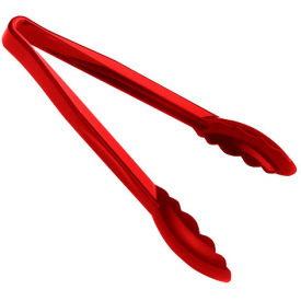 Tong 6" Scallop, Red